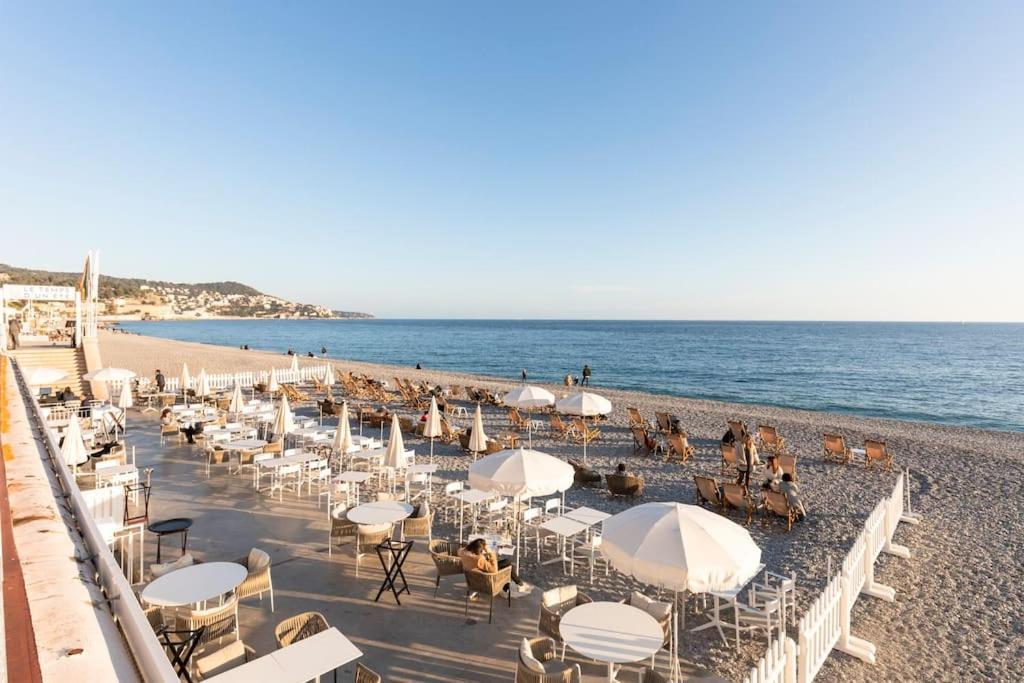 Promenade, 2Pieces Chic Et Clim Avec Terrasse Apartamento Nice Exterior foto