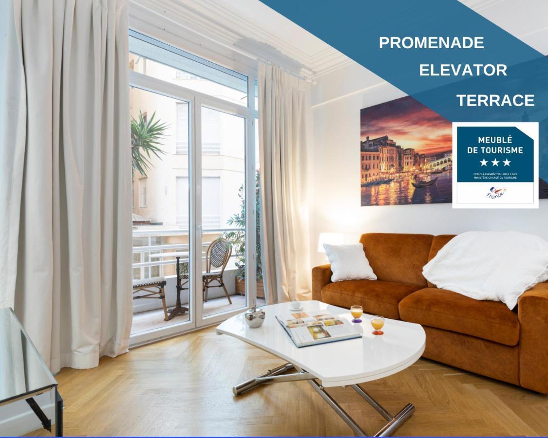 Promenade, 2Pieces Chic Et Clim Avec Terrasse Apartamento Nice Exterior foto
